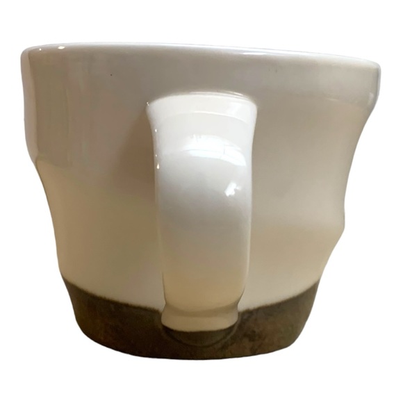 Starbucks 2013 Hand Dipped Bronze Swirl Ceramic Cream Coffee Cup Mug 12oz - Picture 4 of 9